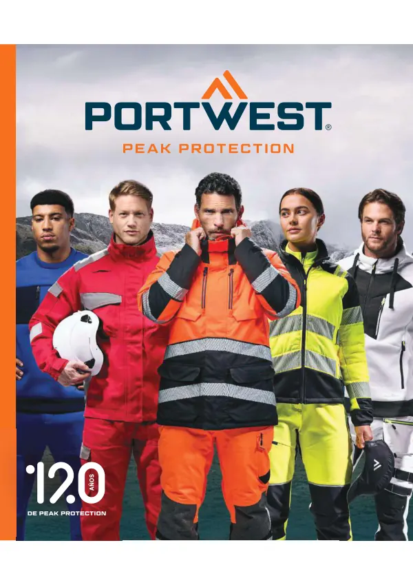 Portada del catálogo Portwest